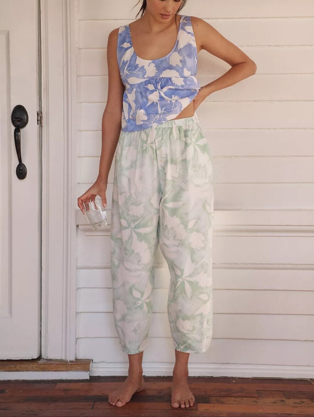 Cotton Barrel Pull On Pants
